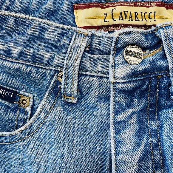 Z. Cavaricci Vintage High Rise 100% Cotton Jeans Women’s 25 x 29.5 USA Made - Picture 8 of 12